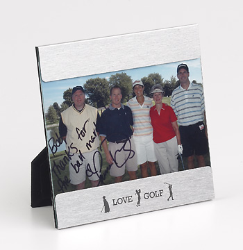 3 LADY GOLFERS PICTURE FRAME